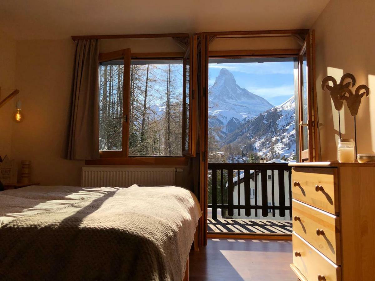Apartment With Beautiful Views In Церматт Екстер'єр фото